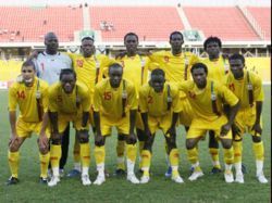 The Benin national football team. Benin are qualified for the 2010 Africa Cup of Nations which will be held in Angola.