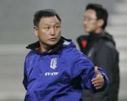 South Korean national football team coach Huh Jung-Moo