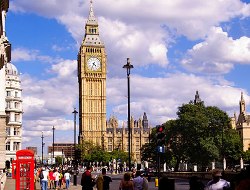 England tourism - London, the big clock