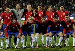 Serbia's national
football team.