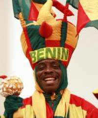 Benin fan happy