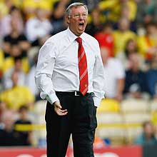 Manchester United manager Sir Alex Ferguson wasn't hapy with Jonny Evans