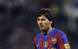 Barcelona's Argentine playmaker Lionel Messi