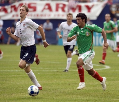 Mexico and the USA battling it out in the final of the Gold Cup.