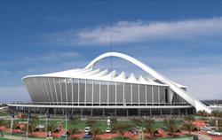 2010 World Cup's Moses Mabhida Stadium in Durban, South Africa.