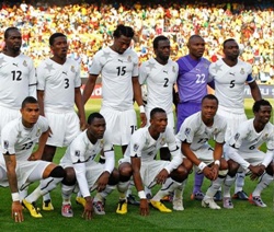 Ghana's man squad vs Australia - 2010 FIFA World Cup