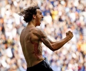 Zlatan Ibrahimovic, a one-time Inter Milan and Barcelona player. Now an AC Milan star...