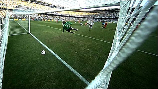 Lampard's no-goal vs Germany at the 2010 World Cup.