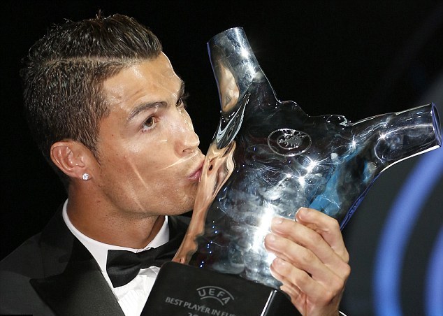 Cristiano Ronaldo, Real Madrid, Manchester United, UEFA Best Player Award, UEFA Champions League