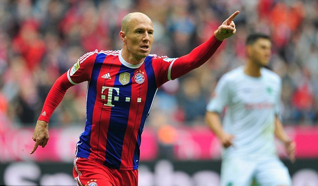 Arjen Robben, Bayern Munich, Hannover 96, Bundesliga