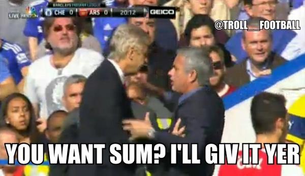 Arsene Wenger, Jose Mourinho, Arsenal, Chelsea, English Premier League