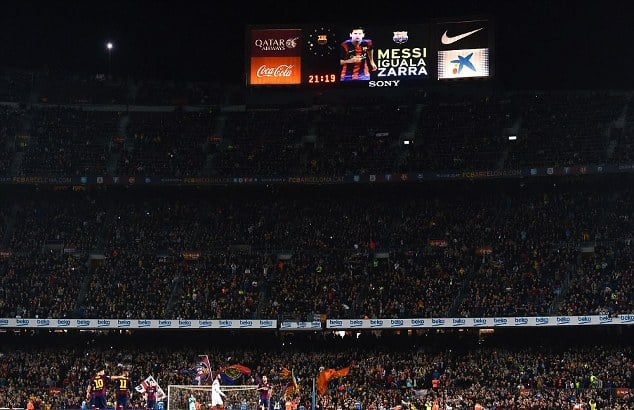 Lionel Messi, Telmo Zarra, Barcelona, Sevilla, La Liga