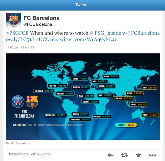 Barcelona on Twitter: where to watch the match vs PSG 