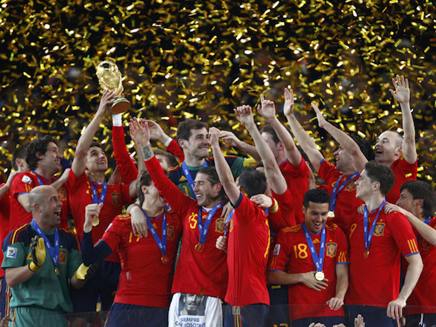 Spain World Cup champs 2010