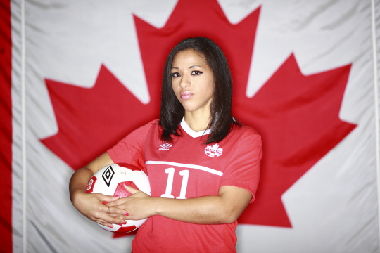 Desiree Scott - Canada Women's Soccer Team Midfielders
