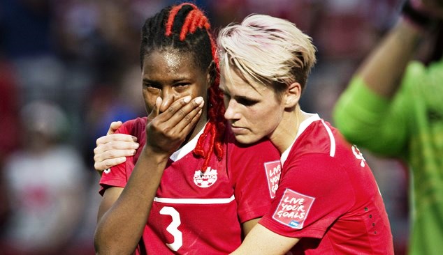 Kadeisha Buchanan was devastated after England knocked out Canada 2-1 in the 2015 FIFA Women's World Cup quarter-finals