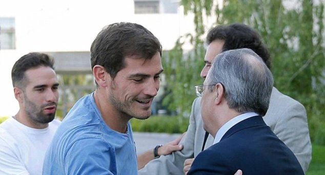 Iker Casillas, Florentino Perez, Real Madrid, International Champions Cup