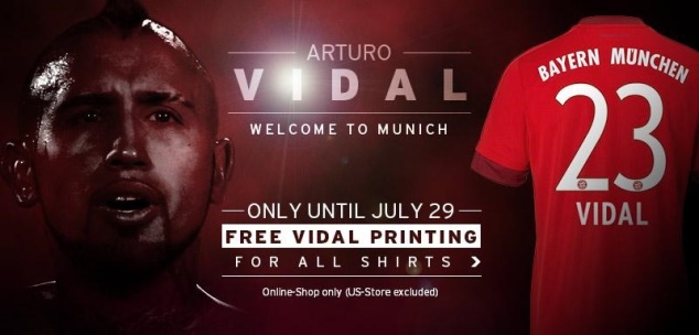 Would you purchase an Arturo Vidal shirt?