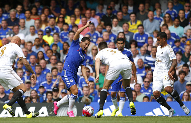 Eden Hazard, Chelsea, Swansea, English Premier League