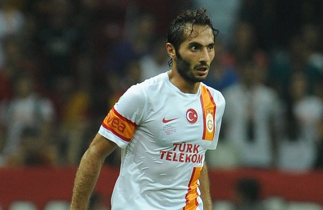 Hamit Altintop in previous league action for Galatasaray 