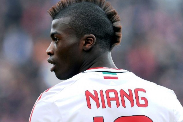 M'baye Niang in a previous match for AC Milan
