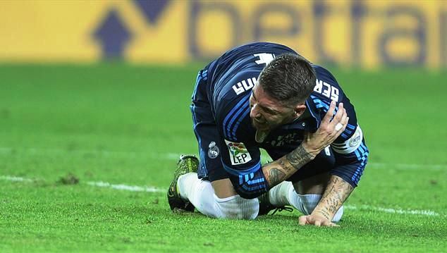 Sergio Ramos shoulder injury 