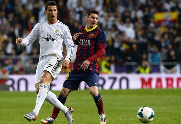Cristiano Ronaldo versus Lionel Messi 