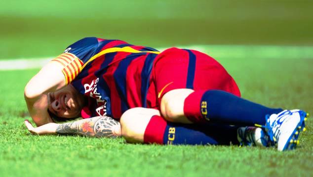 Messi's injury against Las Palmas 