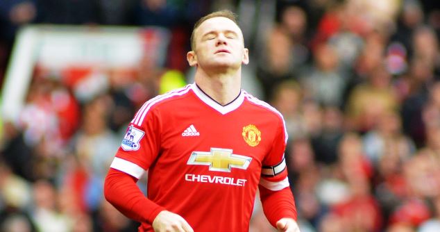 Wayne Rooney in previous action for United 