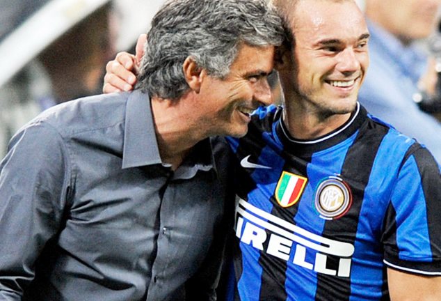 Jose Mourinho and Wesley Sneijder back at Inter Milan 