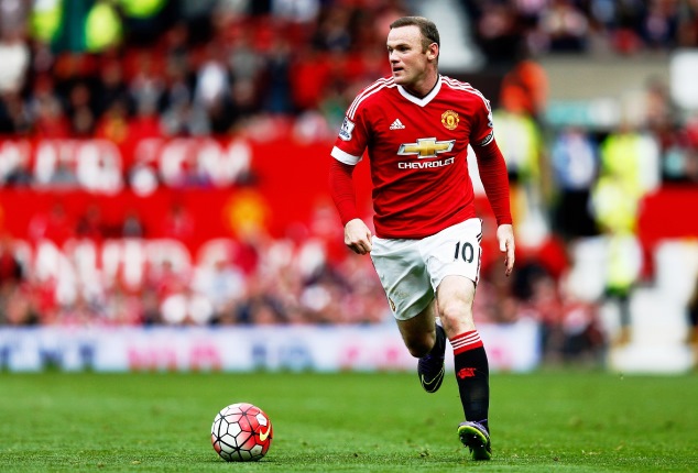 Wayne Rooney in a previous match for Man United 