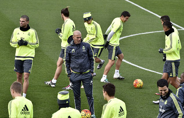 Zinedine Zidane, Pepe, Luka Modric, Gareth Bale, James Rodriguez, Real Madrid, Deportivo La Coruna