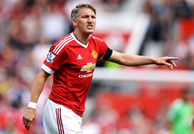 Bastian Schweinsteiger in a previous league action for Man United