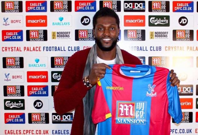 Emmanuel Adebayor signs for Crystal Palce 