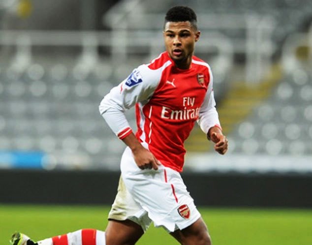 Gnabry in previous action for Arsenal 