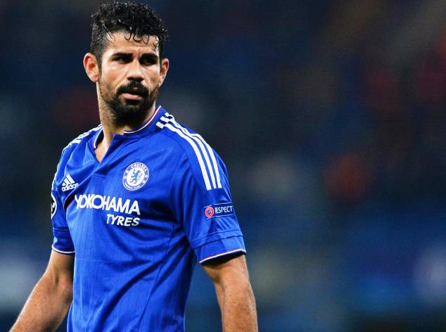 Diego Costa in previous action for Chelsea 