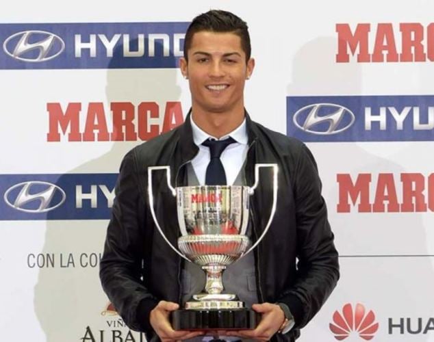 VIDEO Cristiano Ronaldo wins third Pichichi to equal Lionel Messi's