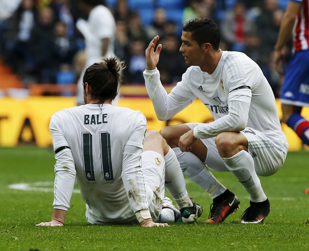 Real Madrid duo of Bale and Ronaldo 