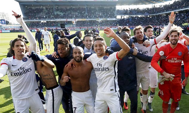 PSG are the 2015/16 Ligue 1 Champions