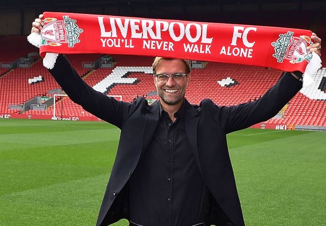 Jurgen Klopp signs for Liverpool 