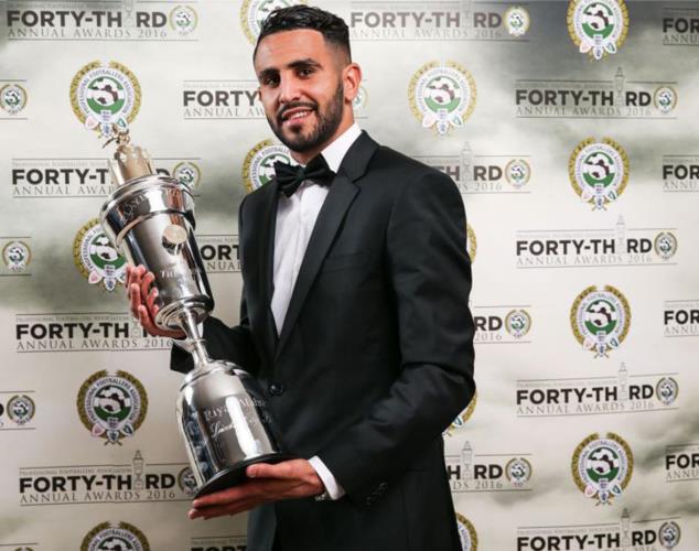 Riyad Mahrez wins the PFA award