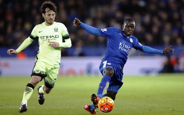 N'Golo Kante in action against Man City