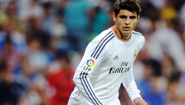 Morata in action for Real Madrid
