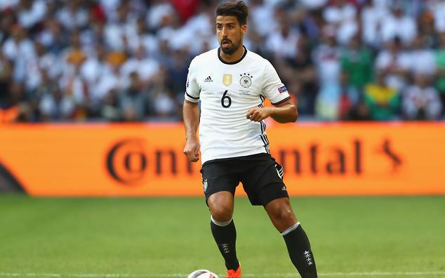 Khedira in action for Germany at the Euro 2016