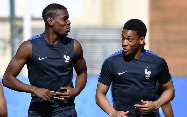 Pogba and Anthony Martial