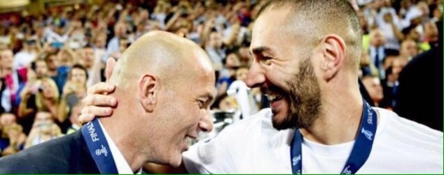 Zidane and Benzema