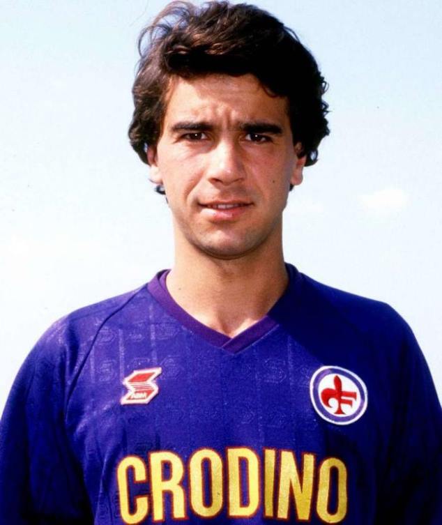 Stefano Borgonovo played for Fiorentina in the late 1980s and in the early 1990s.