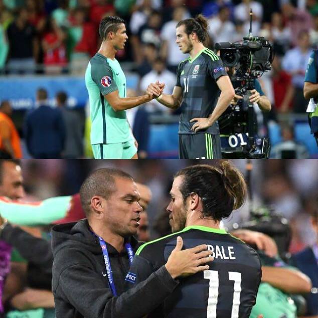 Bale, Ronaldo and Pepe