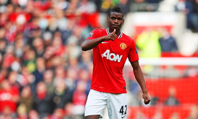 Pogba was a former Manchester United player who was released in 2012 on a free transfer to Juventus 