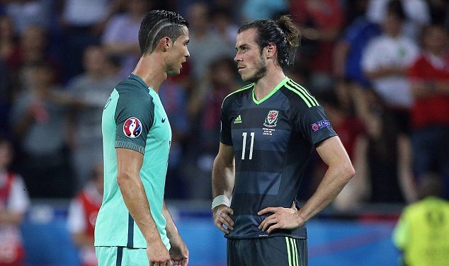 Cristiano Ronaldo, Gareth Bale, Portugal, Wales, UEFA Euro 2016